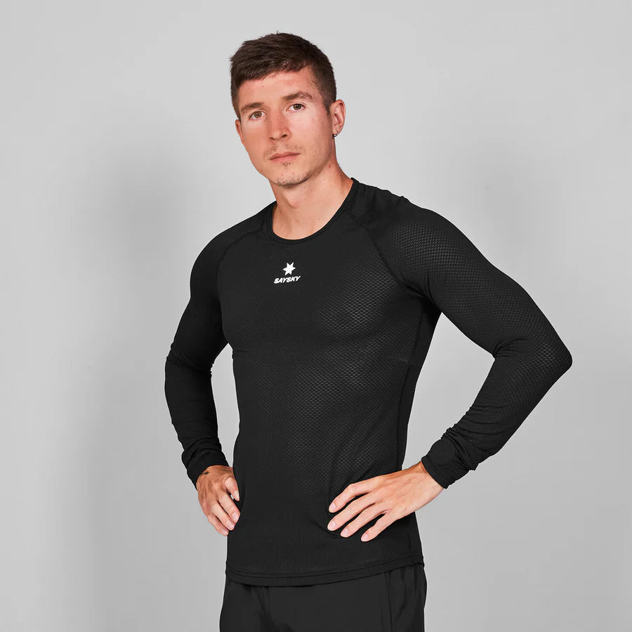 SAYSKY Unisex Mesh Base Layer Long Sleeve