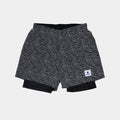 SAYSKY Men's 2 in 1 Pace Reflective Shorts 5''