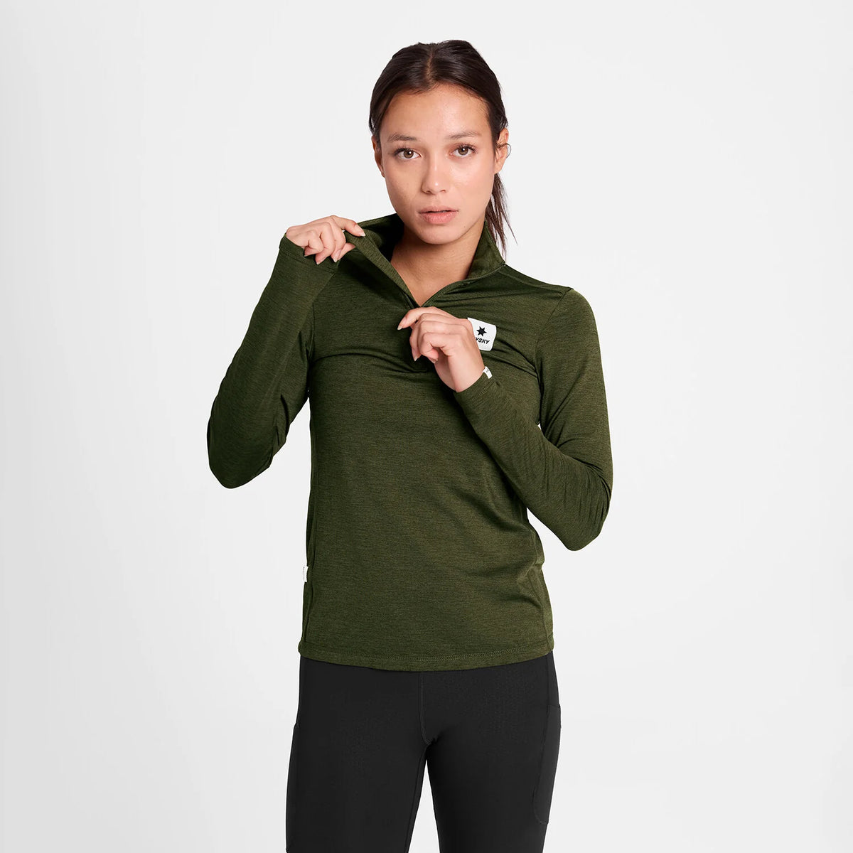 SAYSKY Women's Pace 1/2 Zip Long Sleeve