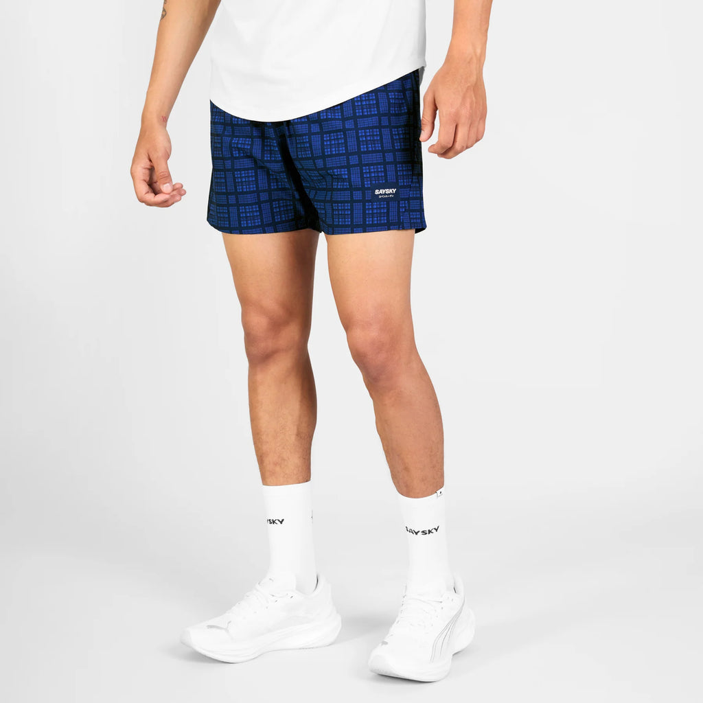 Saysky Men's Pace Shorts - Checks of Edo