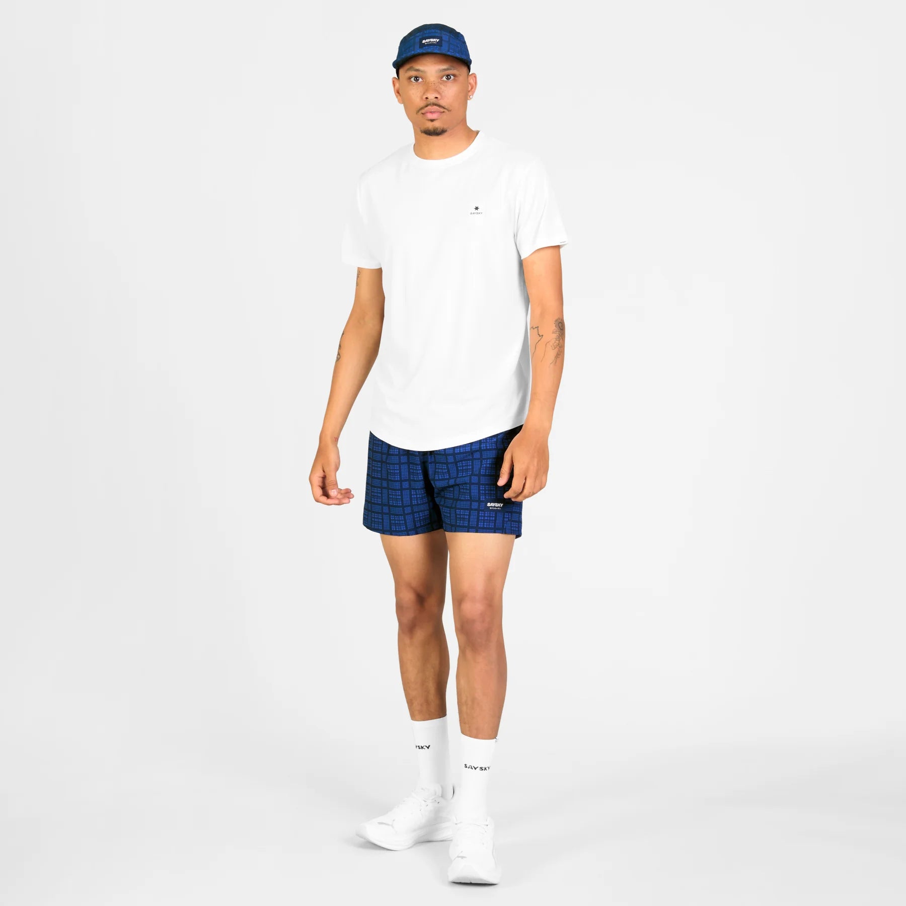 Saysky Men's Pace Shorts - Checks of Edo
