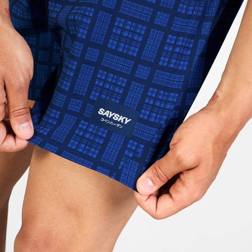Saysky Men's Pace Shorts - Checks of Edo