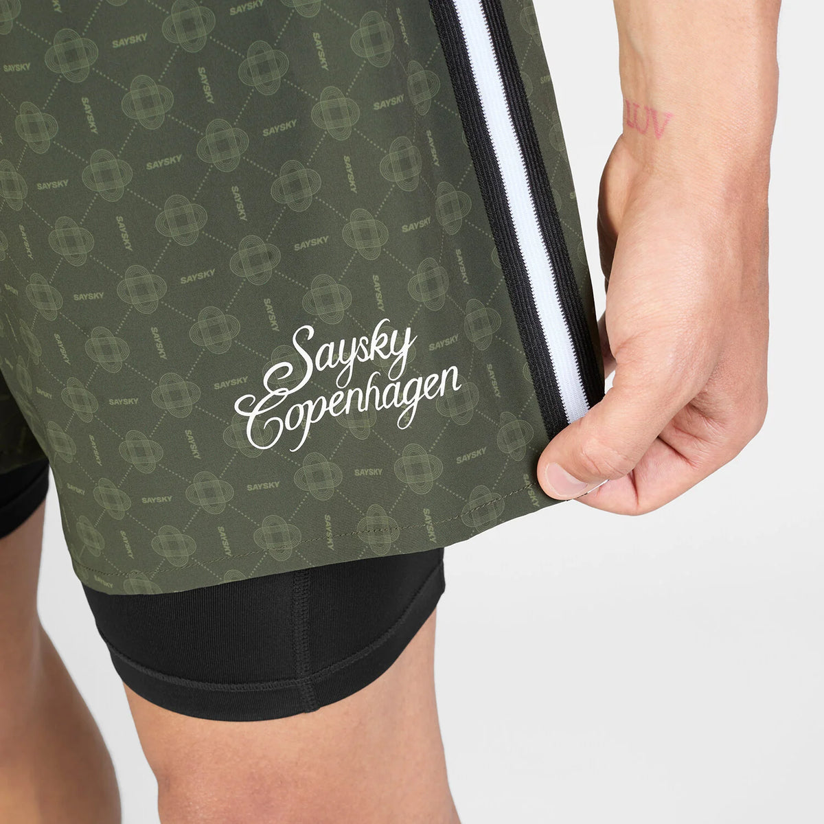 SAYSKY Men's Couture Pace 2 in 1 Shorts 5"