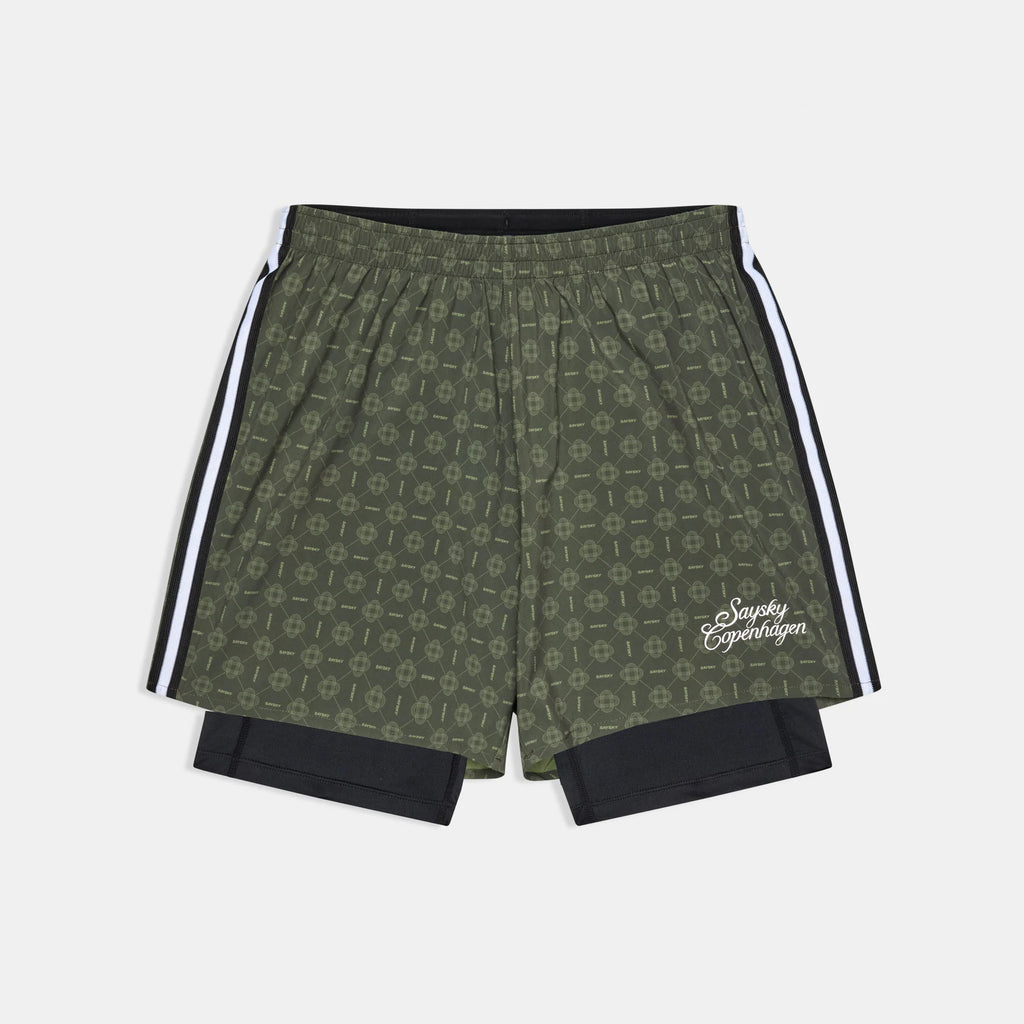 SAYSKY Men's Couture Pace 2 in 1 Shorts 5"