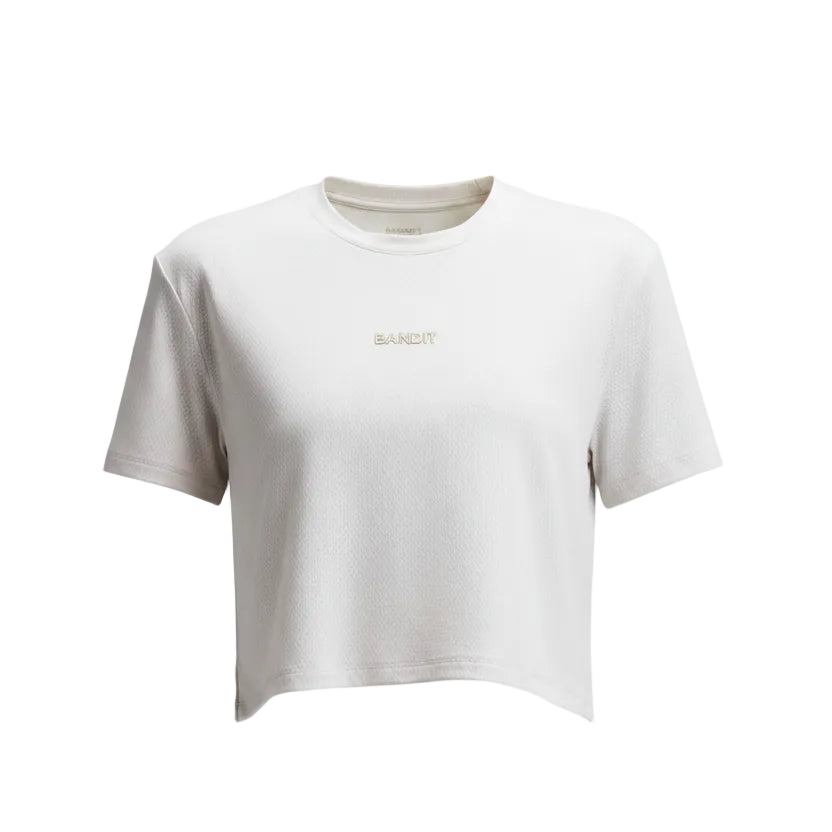 BANDIT Women's Micromesh™ Cropped Run Tee | In-Store Product