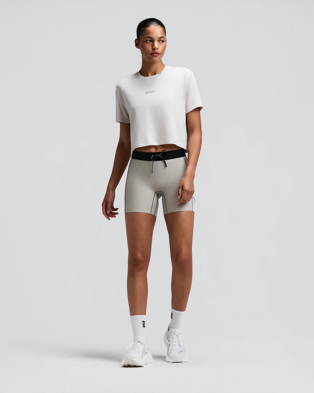 BANDIT Women's Micromesh™ Cropped Run Tee | In-Store Product