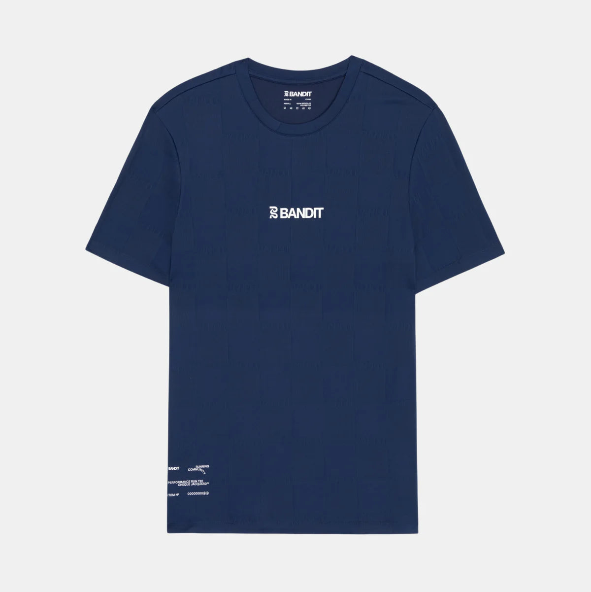 Bandit Cheque Jacquard Short Sleeve Tee | In-Store Only