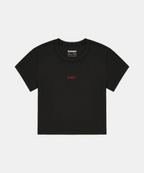 Women's Vituccia™ Cropped Performance Tee - Black