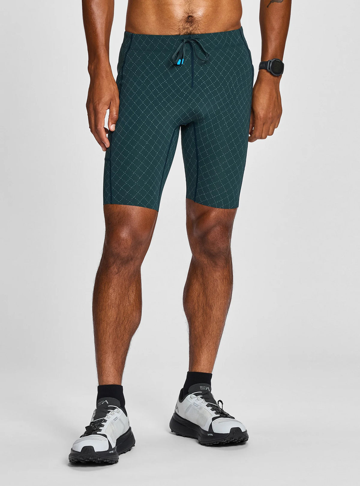 Janji Men's 8" Trail Half Tight - High-Viz