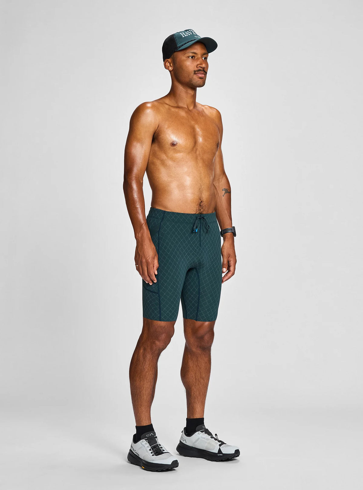 Janji Men's 8" Trail Half Tight - High-Viz
