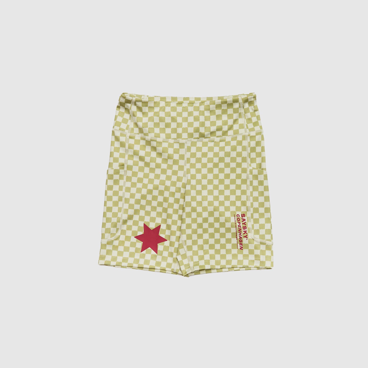 SAYSKY Women's Checker Combat+ Short Tights 7"