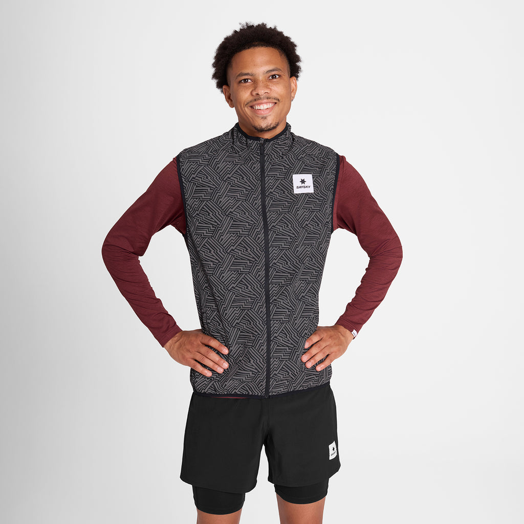 SAYSKY Men's Reflective Pace Vest