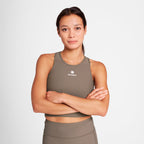 SAYSKY Women's Combat Rib Crop Top
