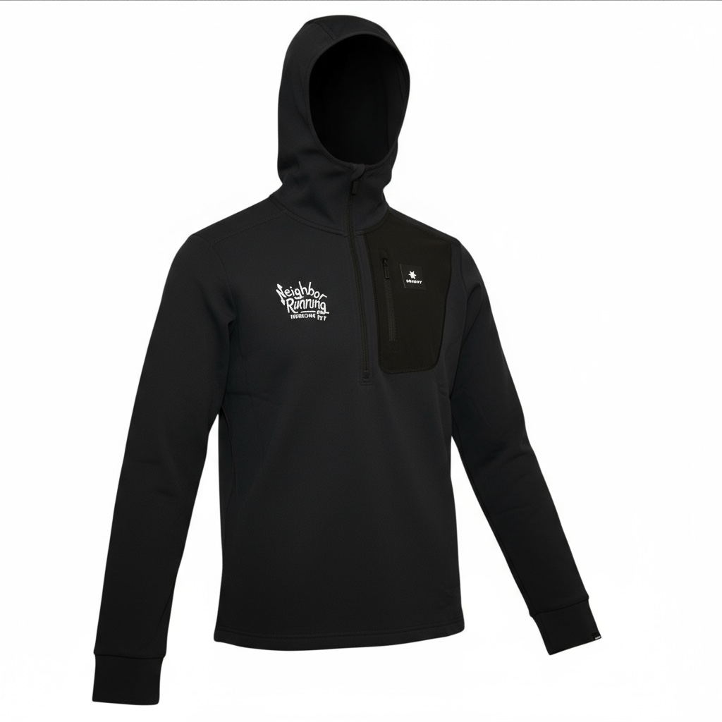 SAYSKY x Neighbor Running Women's Half-zip Combat Pullover Hoodie