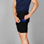 SAYSKY Men's 2 in 1 Pace Shorts 5''