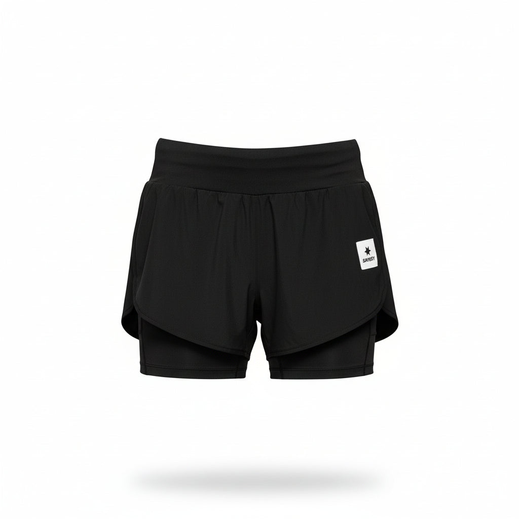 SAYSKY Women's 2 in 1 Pace Shorts 3''
