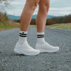 Creepers Merino Toe Socks - Iconic Stripes- Crew length