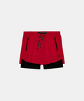 Men's CoolGrid™ 2-in-1 Run Shorts - Oxide Red