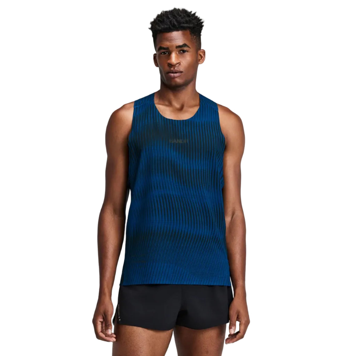 Bandit Men's CoolGrid™ Distance Singlet with Flopack™ - Bauhaus Blue